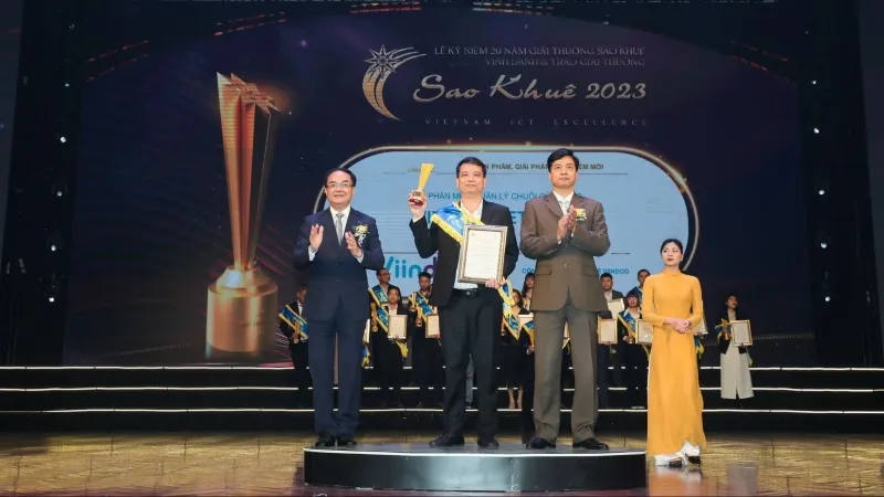 Viindoo is honored to be one of the prominent businesses receiving the 2023 Sao Khue Award Viindoo is honored to be one of the prominent businesses receiving the 2023 Sao Khue Award