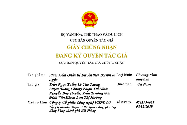 Phần Mềm Quản trị Dự Án theo Scrum & Aglie