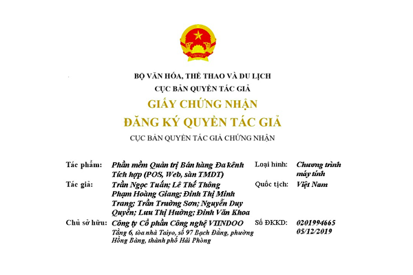 Phần Mềm Quản trị Bán hàng Đa kênh Tích hợp (POS, Web, sàn TMĐT)